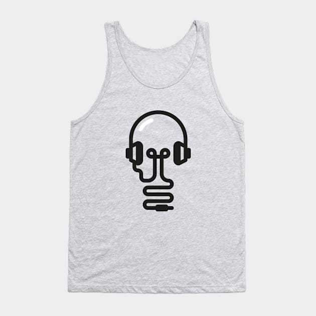 Inspired by sound Tank Top by andreaswikstrom